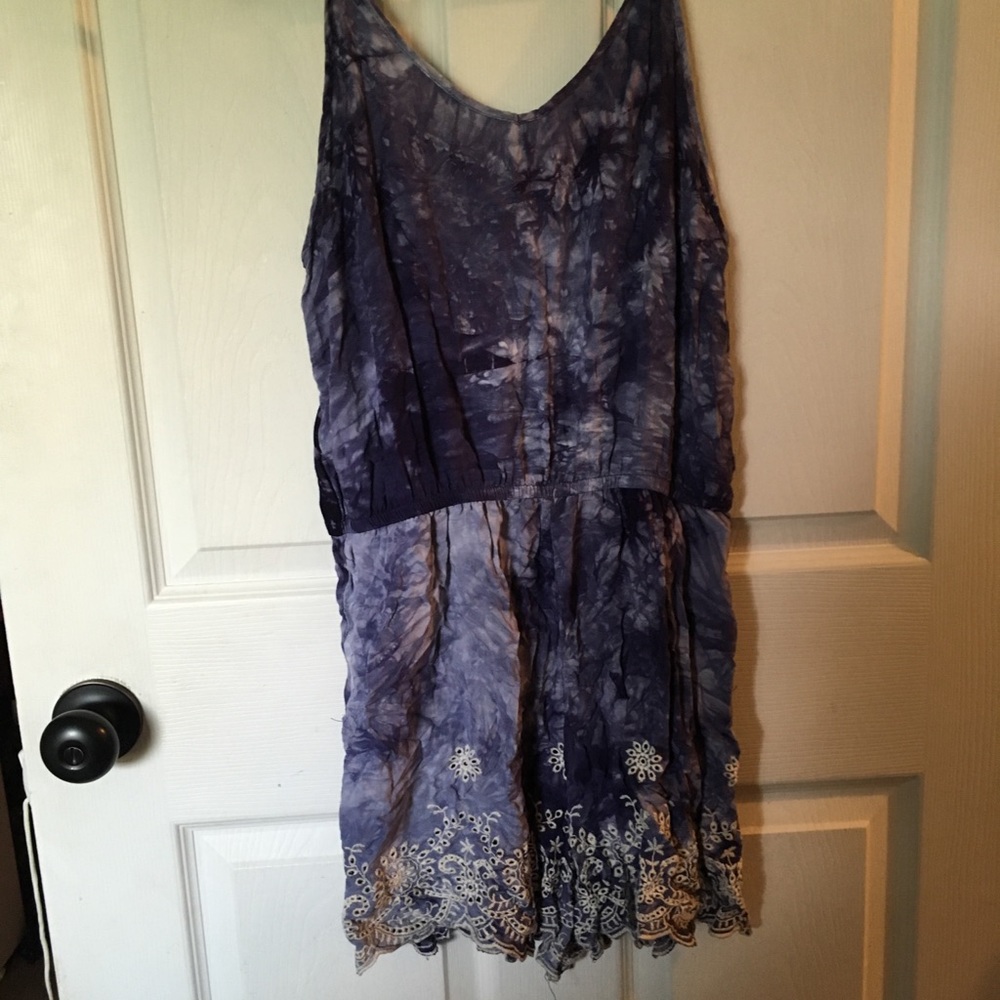 6 FOR $25 Purple Tye Dye Romper